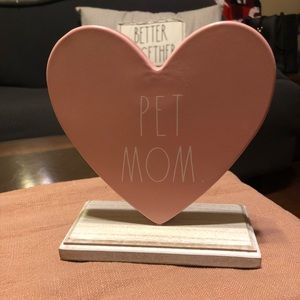 Rae Dunn pet mom heart